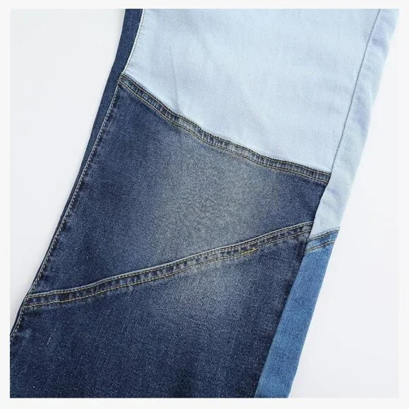 "Sculpt & Flare" Patchwork Jeans - Picture 11 of 14